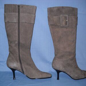 Aerosoles CHARCOAL SUEDE Women's Knee High Boots